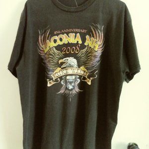 HARLEY DAVIDSON LACONIA NH.2008 BIKE WEEK MENS T SHIRT XL ..NICE ONE
